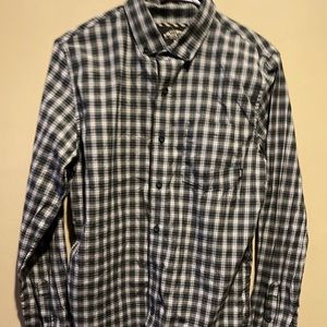 VANS "OFF THE WALL" Johnny Layton Men's Small Long Sleeve Collar Button Shirt